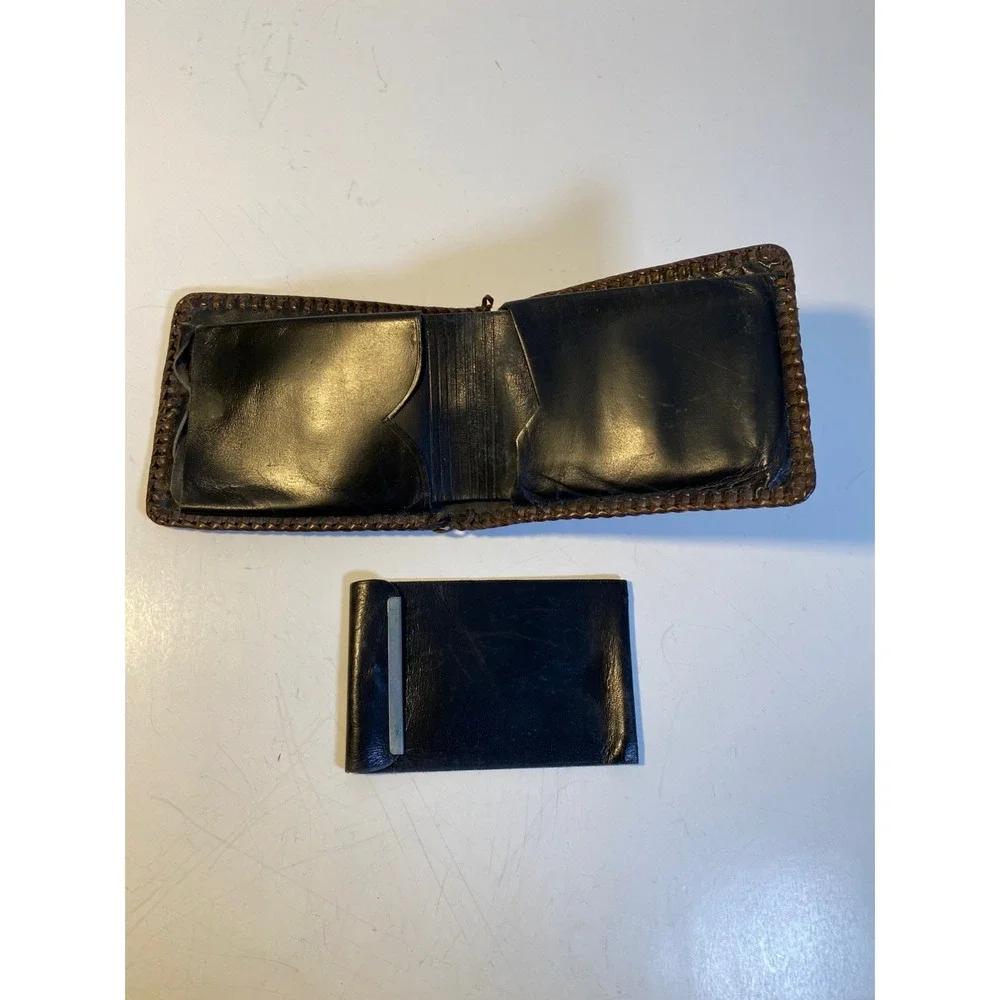 Hand Tooled Genuine Leather Bifold Wallet Leather Men Wallet